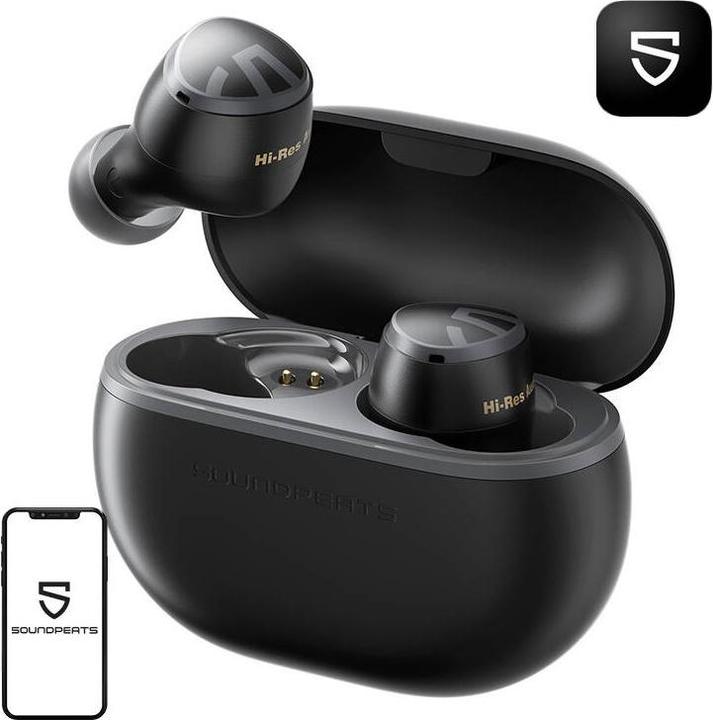 Actual product image Soundpeats Earphones Mini HS (black) (ANC, Wireless)