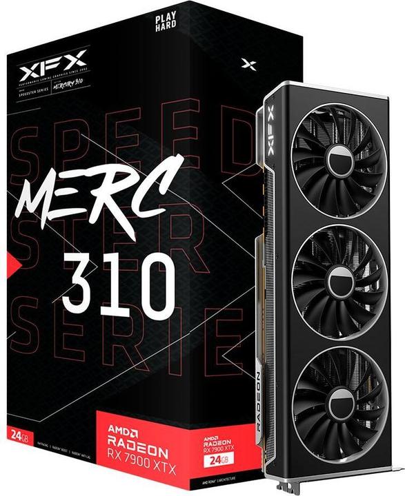 Actual product image XFX RADEON RX 7900 XTX MERC310 BLACK GAMING (24 GB)