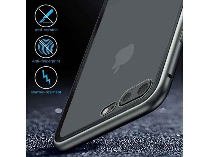 Actual product image G-Case Apple iPhone 7 Plus Aluminium Magnetic Glass Back Cover Case (Apple iPhone 7 Plus)