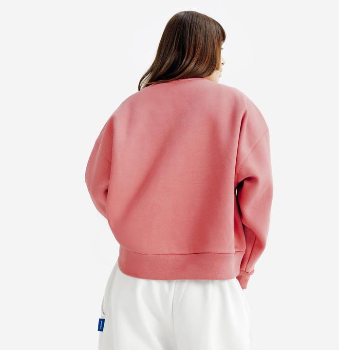 Produktbild Decathlon Sweatshirt Damen Rundhals - rosa (XS)