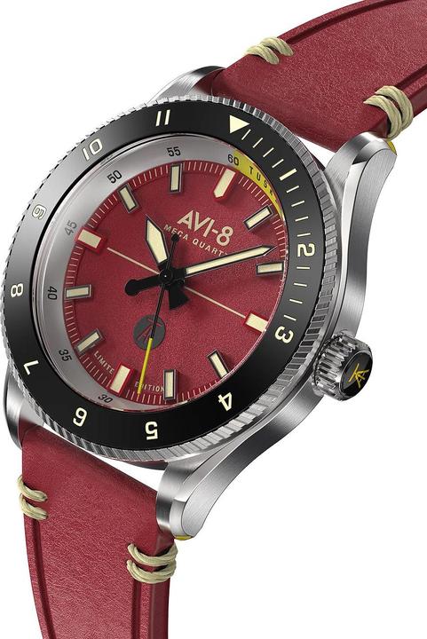 Actual product image AVI-8 AV-4103-04 Tuskegee Airmen Limited Edition Men's Watch 40mm 5ATM (Analogue wristwatch, 40 mm)