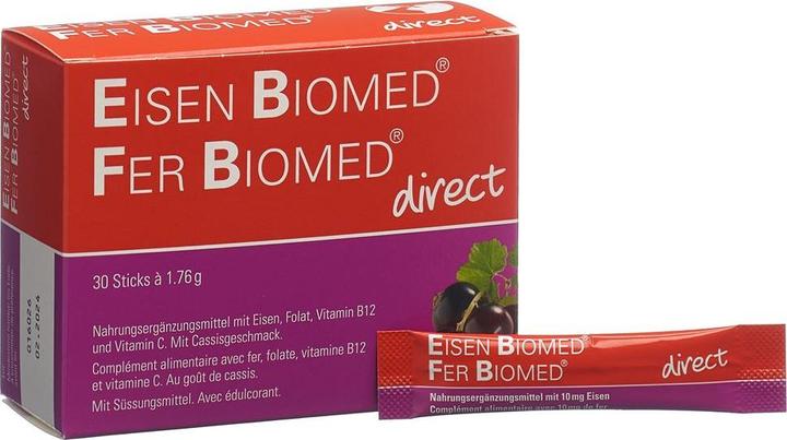 Produktbild Biomed Eisen Direct (30 Stück, Granulat, 83 g)