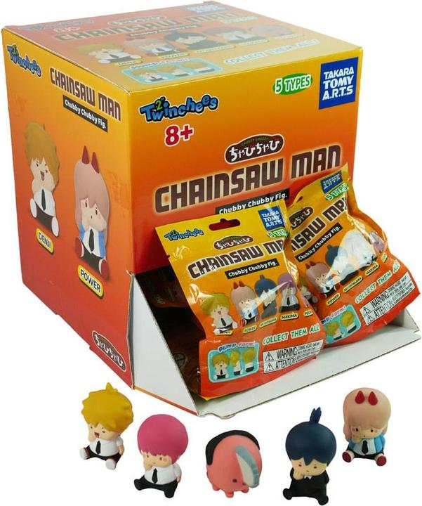 Produktbild Takara Tomy Chainsaw Man Twinchees Minifiguren Chubby Chubby 5 cm Display (24)