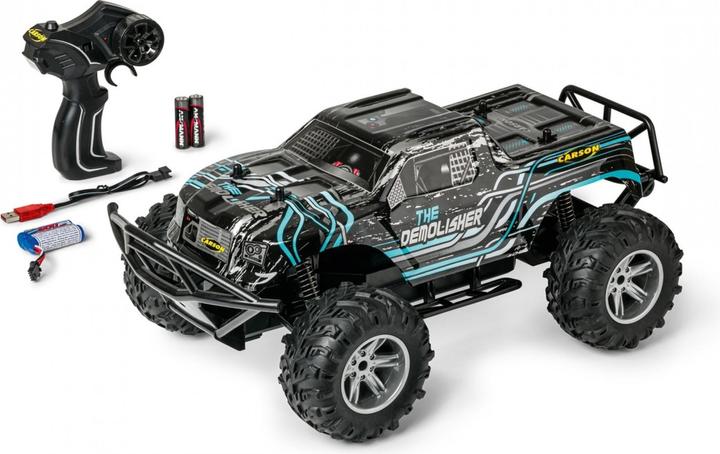 Produktbild Carson 1:10 The Demolisher 100% RTR türkis (RTR Ready-to-Run)