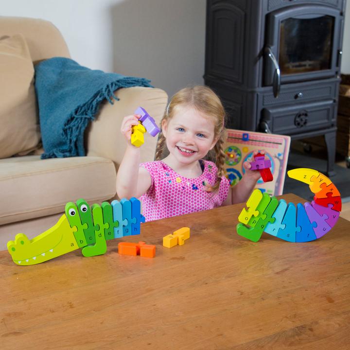 Image du produit New Classic Toys Puzzle alphabet - crocodile