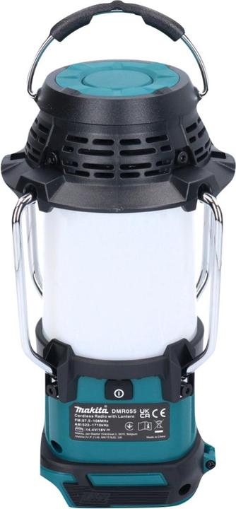Produktbild Makita DMR 055 T1 Akku Radio 18 V FM mit Laterne 360° Taschenlampe + 1x Akku 5,0 Ah - ohne (FM, AM)