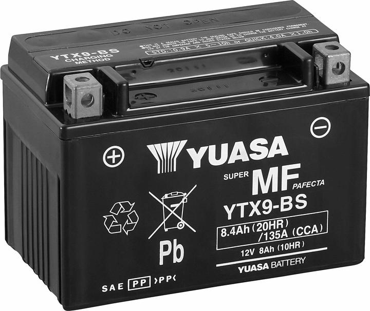 Produktbild Yuasa YTX9-BS AGM (12 V, 8.40 Ah, 135 A)