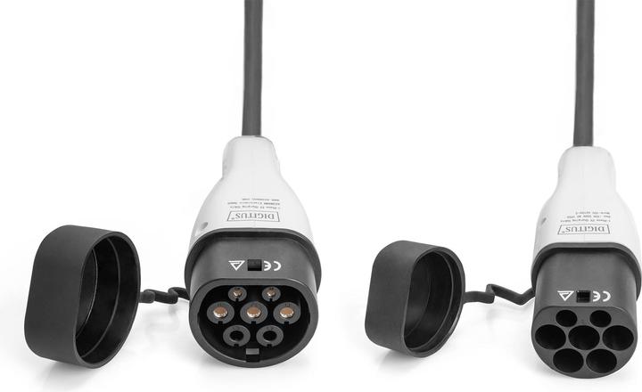 Image du produit Digitus Single phase 32A - Type 2 to Type 2 charging cable (Type 2, 7.40 kW, 32 A, 5 m)