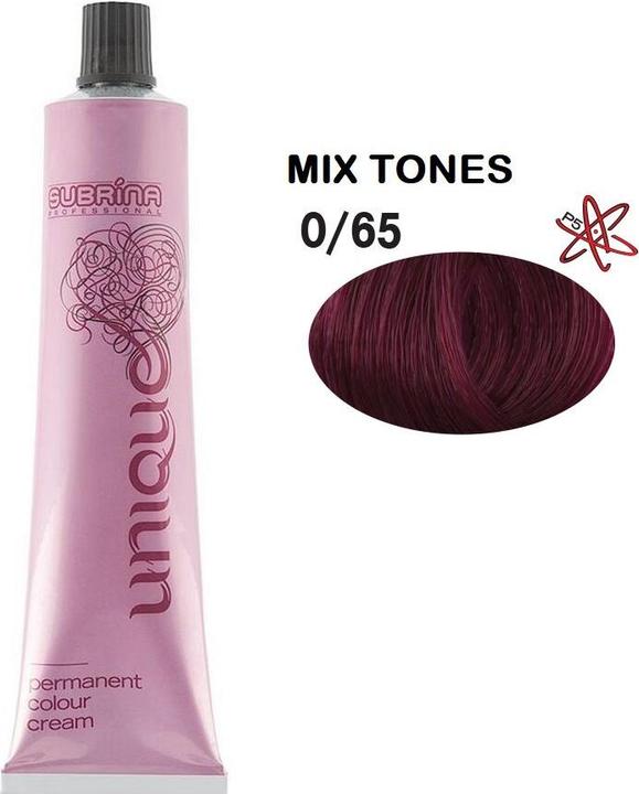 Subrina Professional Unique Permanentes Haarfärbemittel 065 Mahagoni - 100 ml (065 Mahagoni)