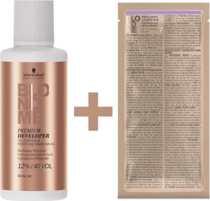 Schwarzkopf Professional BlondMe Premium Bleichpulver & Developer Set (Blondme Premium Bleichpulver & Developer Set)