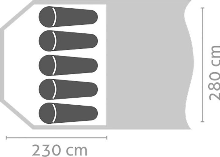 Immagine prodotto Salewa Alpine Lodge V (Tenda a cupola, 9.30 kg, 5 persone)