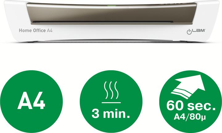 Actual product image Leitz iLAM Home Office (80 - 125 µm, A4)