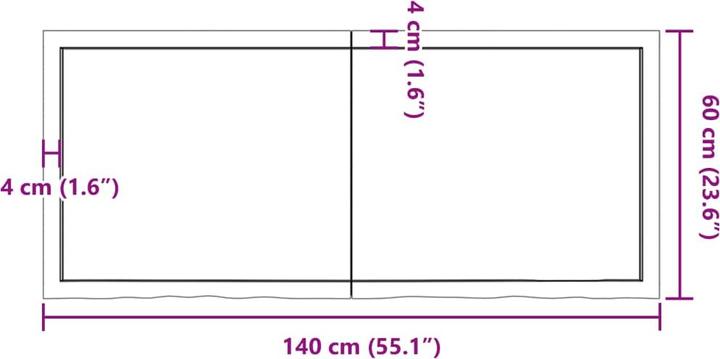 Image du produit VidaXL Emerald (140 x 60 x 6 cm)