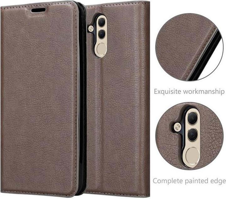 Actual product image Cadorabo Book Invisible Magnet Cover (Mate 20 Lite)