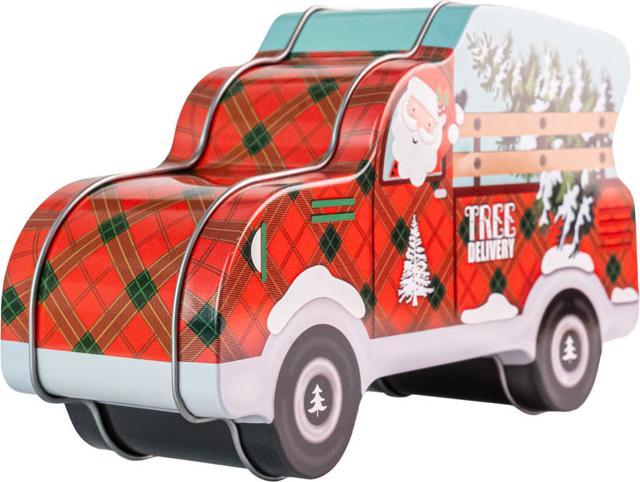 Actual product image miniSchoggi Cookie tin Santa Car Tree Delivery, 190 x 63 x 110 mm