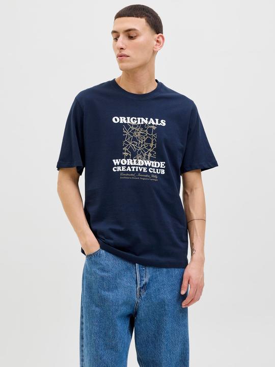 Actual product image Jack & Jones Gedruckt Rundhalsausschnitt T-shirt T-shirt (XXL)