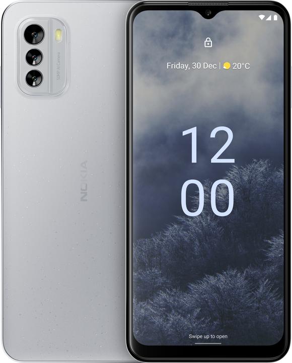 Nokia G60 (128 GB, Ice, 6.58", SIM + eSIM, 50 Mpx, 5G)