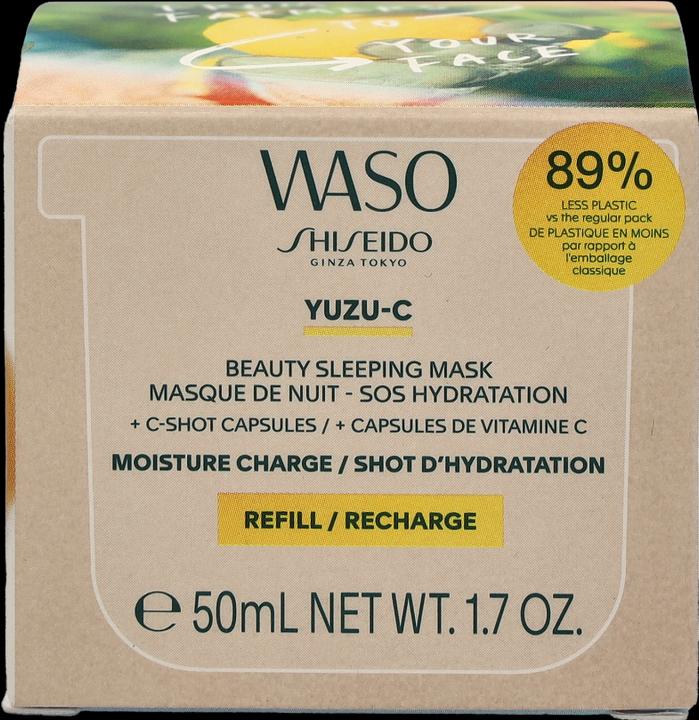 Actual product image Shiseido Yuzu Beauty Sleep Mask Refill (50 ml)