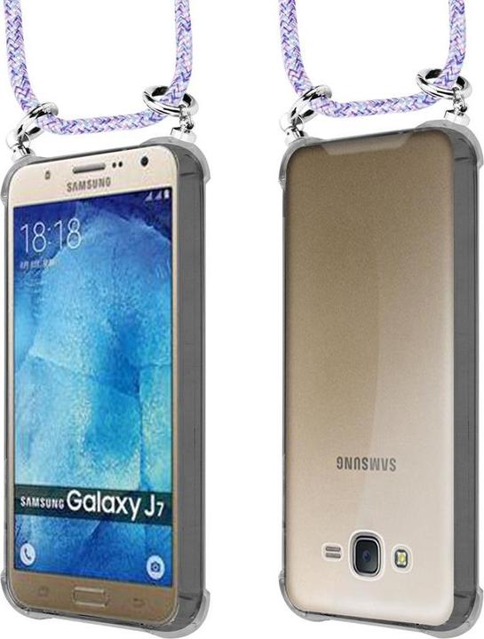 Produktbild Cadorabo TPU Handy Kette SILBER Cover