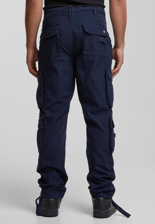 Actual product image Brandit Pure slim fit outdoor trousers size M colour navy (M)