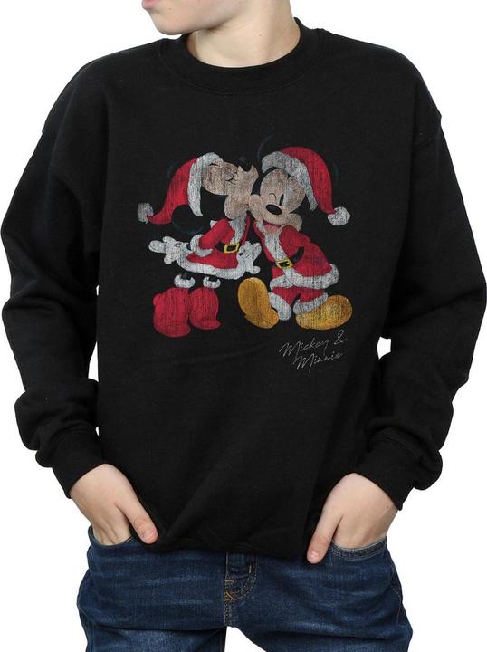 Immagine prodotto Disney Mickey And Minnie Christmas Kiss Felpa Ragazzi (140, 146)