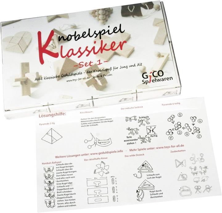 Actual product image Gico Puzzler Set