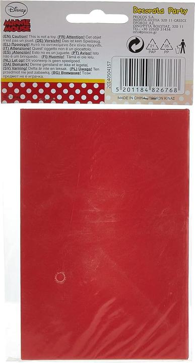 Immagine prodotto Disney Inviti a Minnie Mouse (confezione da 6) (6 pz.)