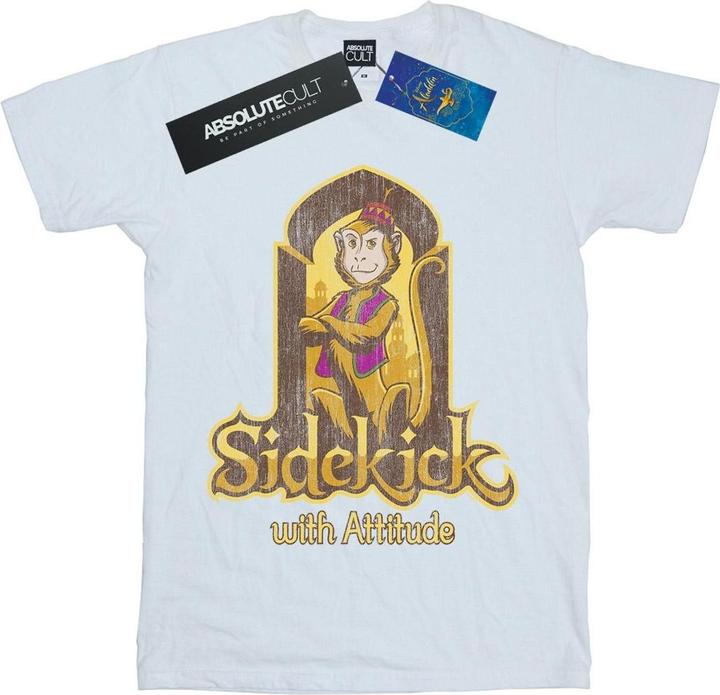 Immagine prodotto Disney Aladdin Movie Abu Sidekick With Attitude Maglietta Ampia Donna (4XL)