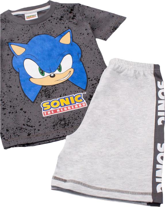 Actual product image Sonic The Hedgehog Boys' gaming pyjamas with shorts (140)