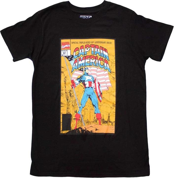 Immagine prodotto Captain America 50th Maglietta Copertina Fumetti Adulto Unisex (XXL)