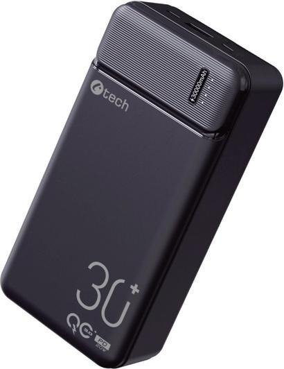 Actual product image C-Tech Powerbanka, Li-Pol,, USB-C/USB-A/micro USB (30000 mAh, 20 W)