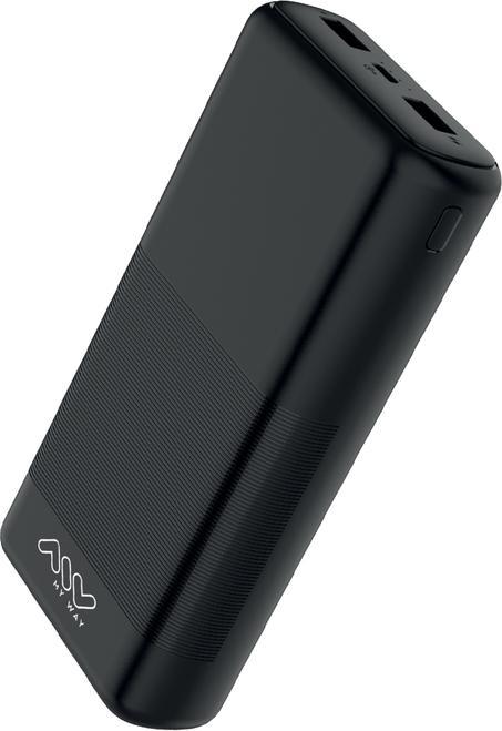 My Way MYWAY POWERBANK 2 USB 20 000mAh NOIR (20000 mAh, 10 W, 74 Wh)