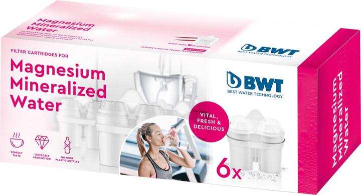 BWT Cartucce filtranti per acqua mineralizzata al magnesio (6 x)