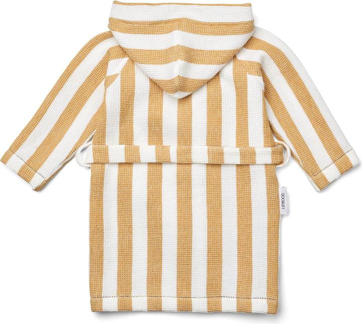 Actual product image Liewood Gray Wellness bathrobe waffle fabric (110, 116, 115 A)