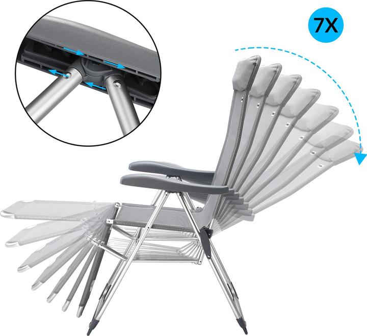 Immagine prodotto Casaria Set di 2 sedie da giardino
