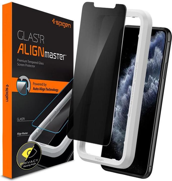 Immagine prodotto Spigen Vetro Temperato Alm Glass.Tr Iphone 11 Privacy (1 Pezzo/i, Apple iPhone 11, Apple iPhone XR)
