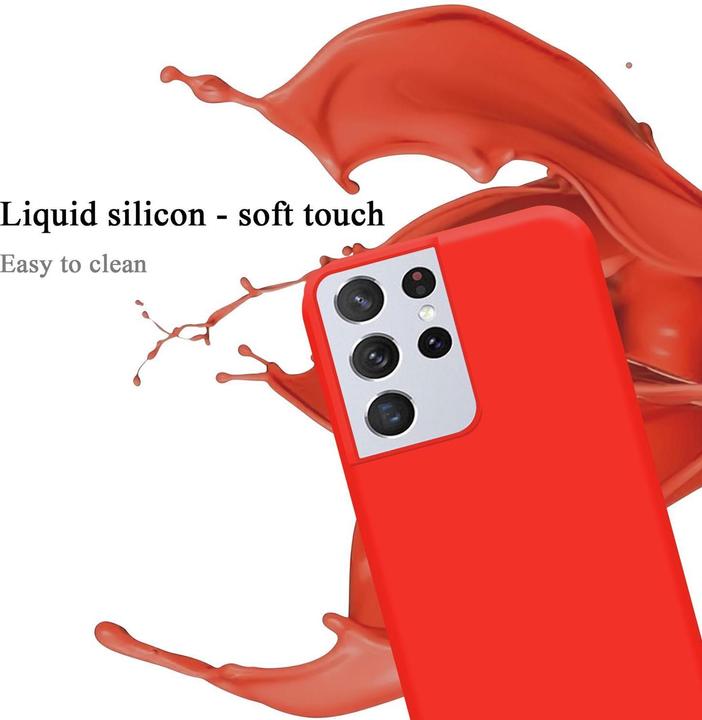 Produktbild Cadorabo TPU Liquid Silicone Case Hülle (Samsung Galaxy S21 Ultra)