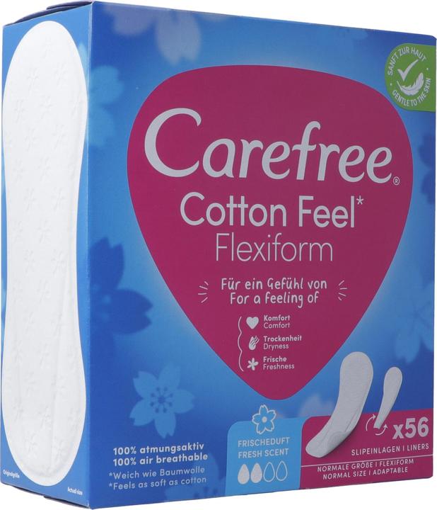 Carefree Cotton Feel Flexiform (56 x, Slipeinlagen)