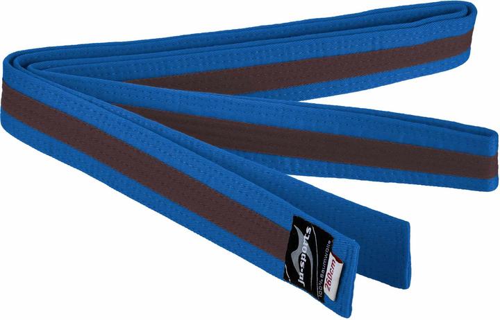 Actual product image Ju-Sports Budo belt blue/brown/blue