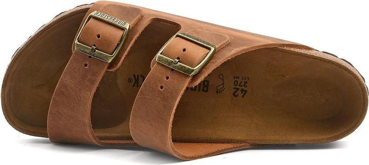 Actual product image Birkenstock Arizona oiled natural leather normal - 63499 (46)