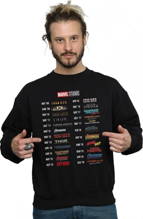 Produktbild Marvel 10 Years Of Movies Sweatshirt (S)