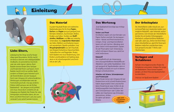 Produktbild Bastelbuch für Kinder ab 2 Jahren (Deutsch, Elisabeth Holzapfel, 2015)