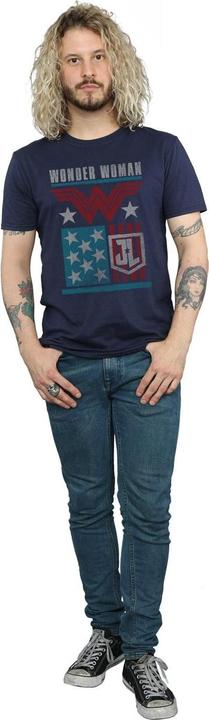 Produktbild Justice League Movie Wonder Woman Flag TShirt (S)