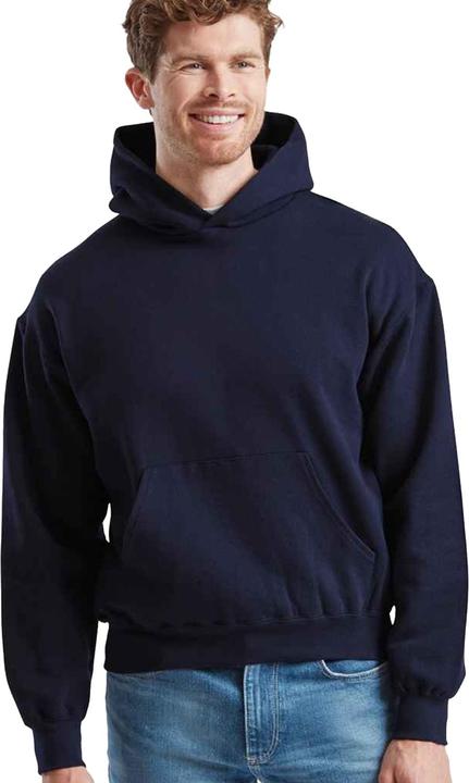 Actual product image Fruit of the Loom Mens Supercotton Cotton Hoodie (XXL)