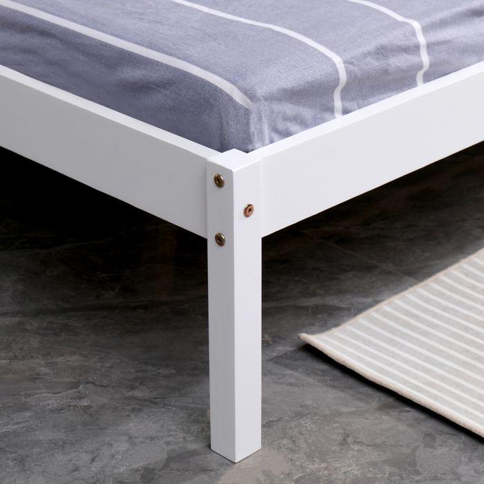 Image du produit Swisshandel24 Lit mezzanine Lilly 90x200 cm / 140x200 cm, blanc (140 x 200)