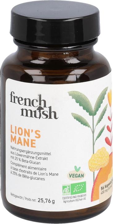 Produktbild French mush Lion's Mane (56 Stück, Kapseln, 25.76 g)