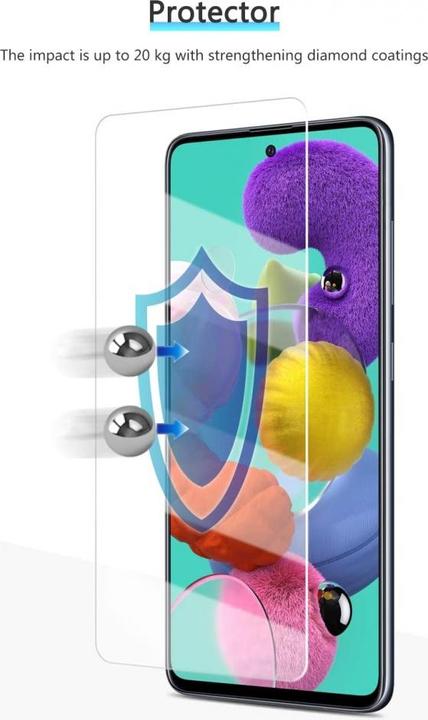 Immagine prodotto Screenguard Samsung Galaxy A52 Pellicola protettiva in vetro Custodia dal design amichevole (1 Pezzo/i, Samsung Galaxy A52)
