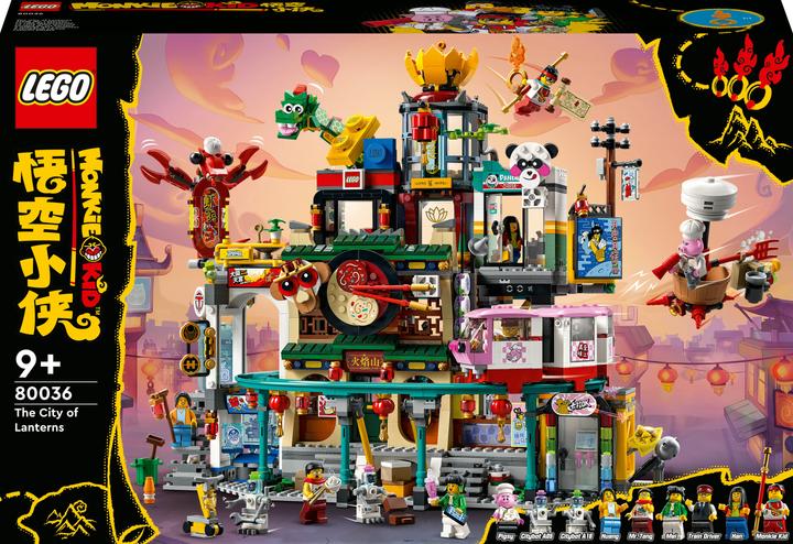 Produktbild LEGO Stadt der Laternen (80036, LEGO Monkie Kid, LEGO Seltene Sets)
