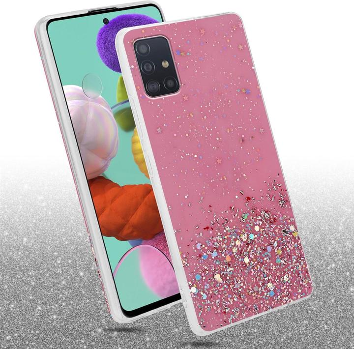 Actual product image Cadorabo TPU cover sparkling glitter (Samsung Galaxy M40s)
