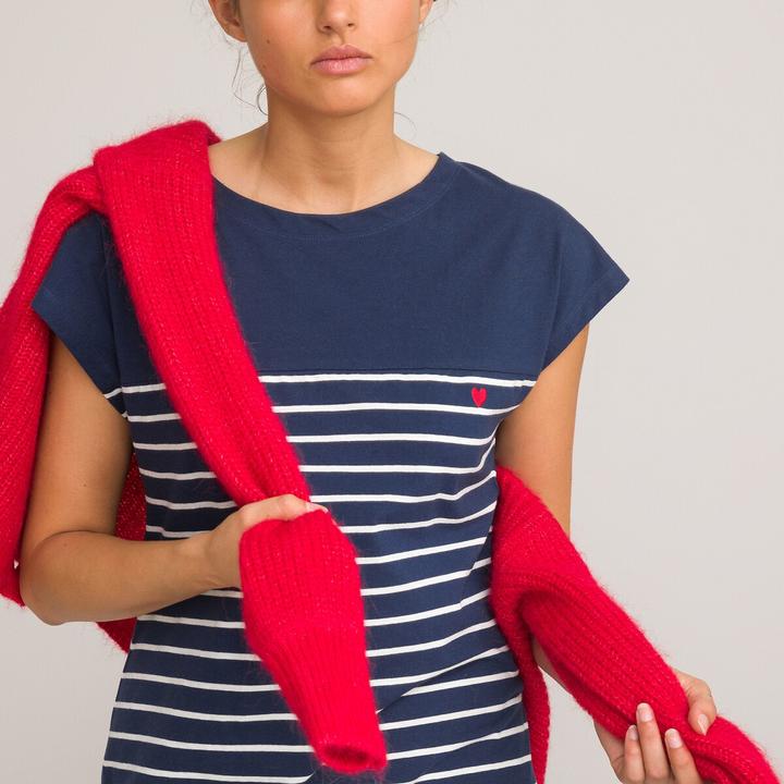 Image du produit La Redoute Collections Chemise de nuit à rayures (42)